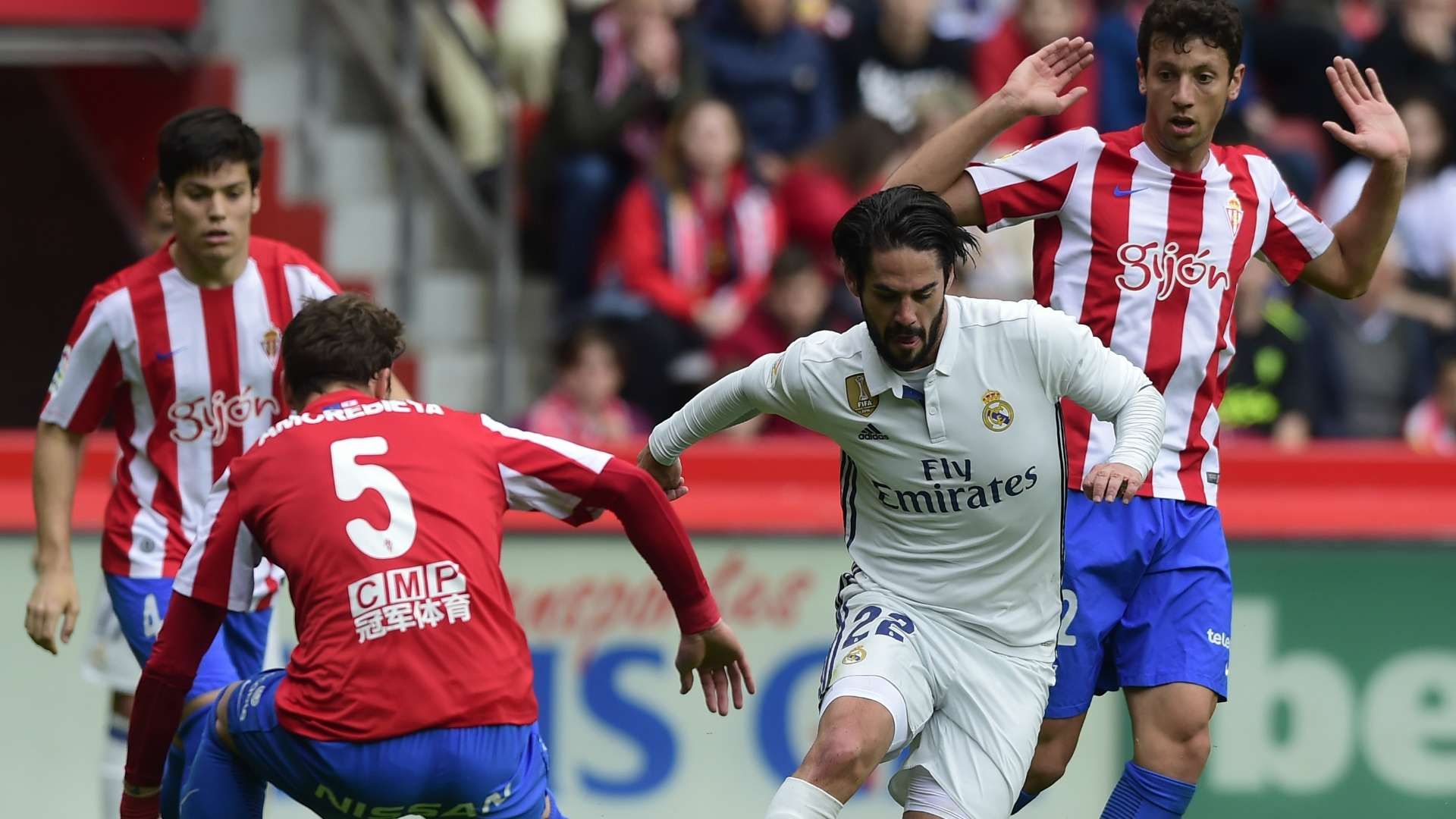 Isco Sporting Gijon Real Madrid La Liga