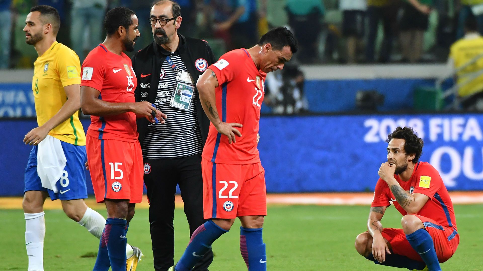 Esteban Paredes Jean Beausejour Jorge Valdivia Chile Brasil 101017