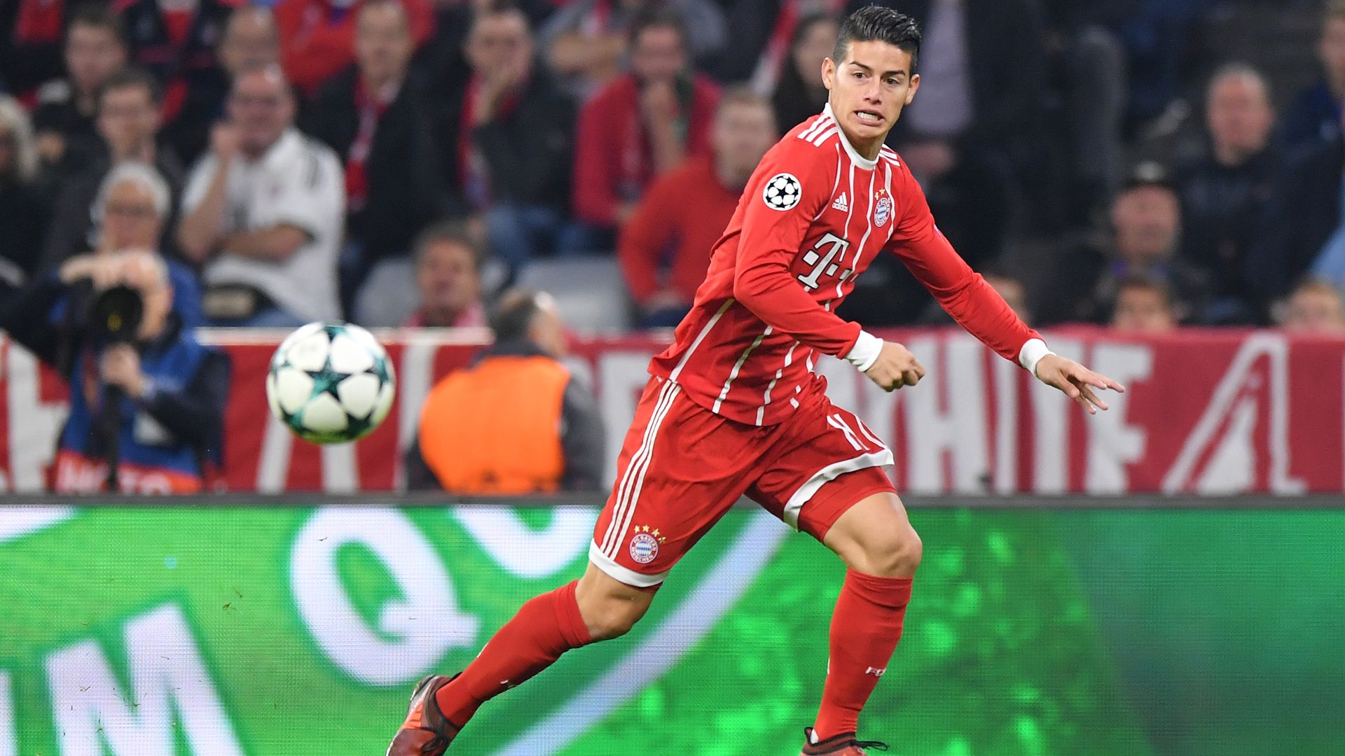 James Rodriguez Bayern München Champions League 18102017