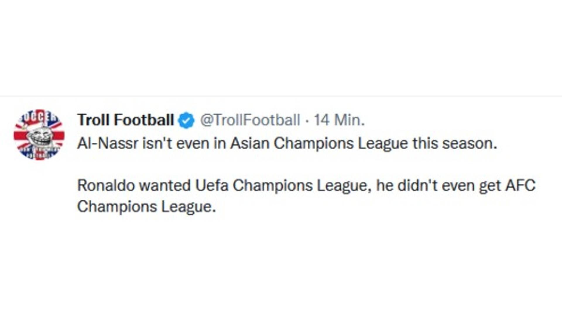 Cristiano Ronaldo Reaktionen