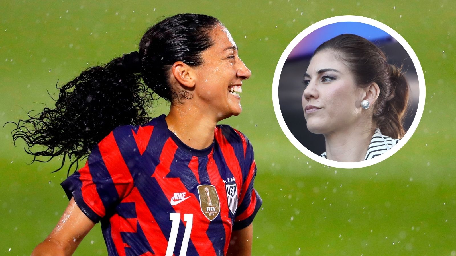 Christen Press Hope Solo USWNT composite