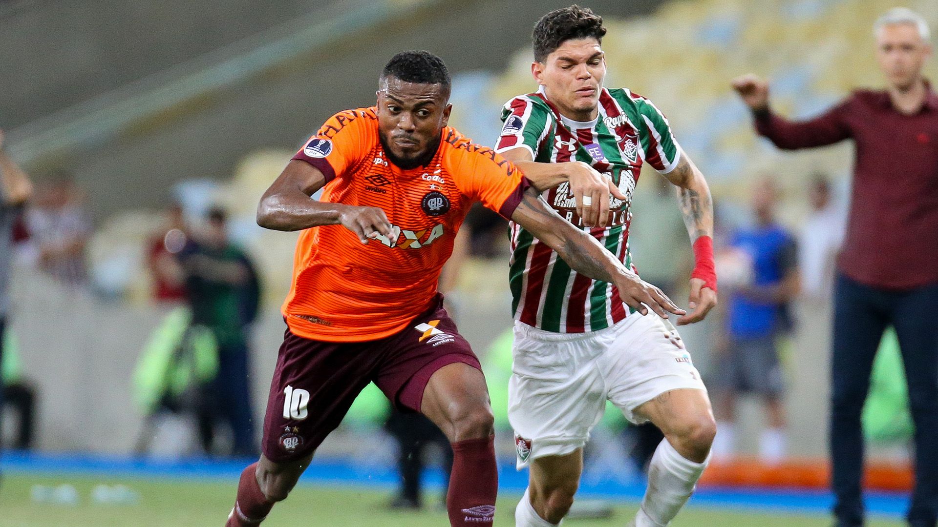 Ayrton Lucas Marcelo Cirino Fluminense Atlético-PR Copa Sudamericana 28112018