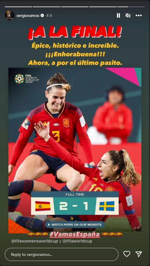 Ramos instagram post