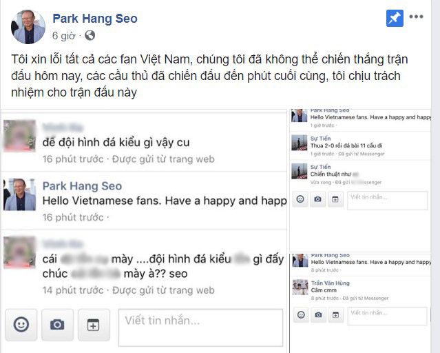 Park Hang-seo fake fanpage