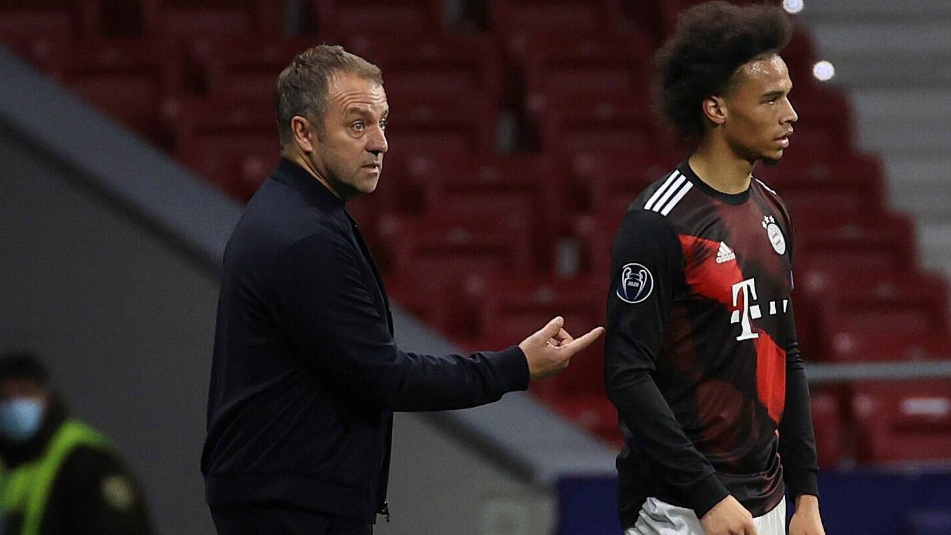 GERMANY ONLY: HANSI FLICK LEROY SANE BAYERN MÜNCHEN CHAMPIONS LEAGUE 01122020