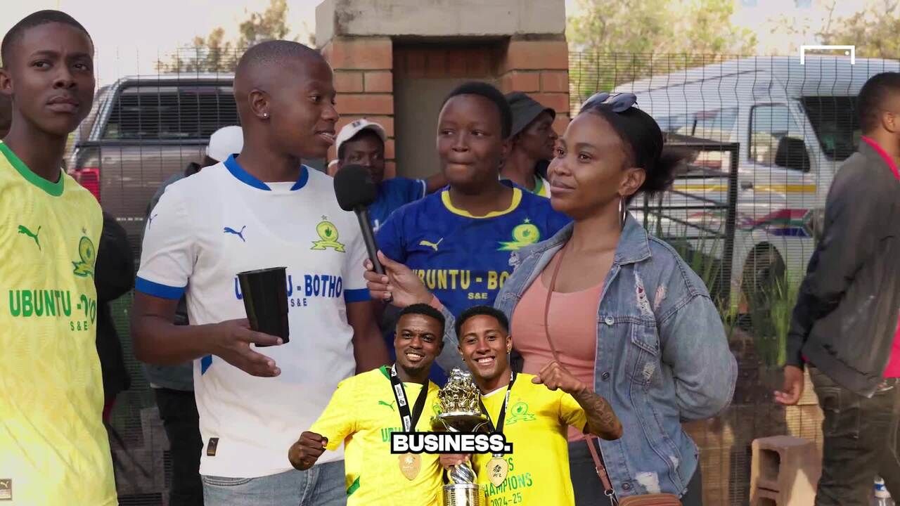 Mamelodi Sundowns fan on PSL vs Caf video