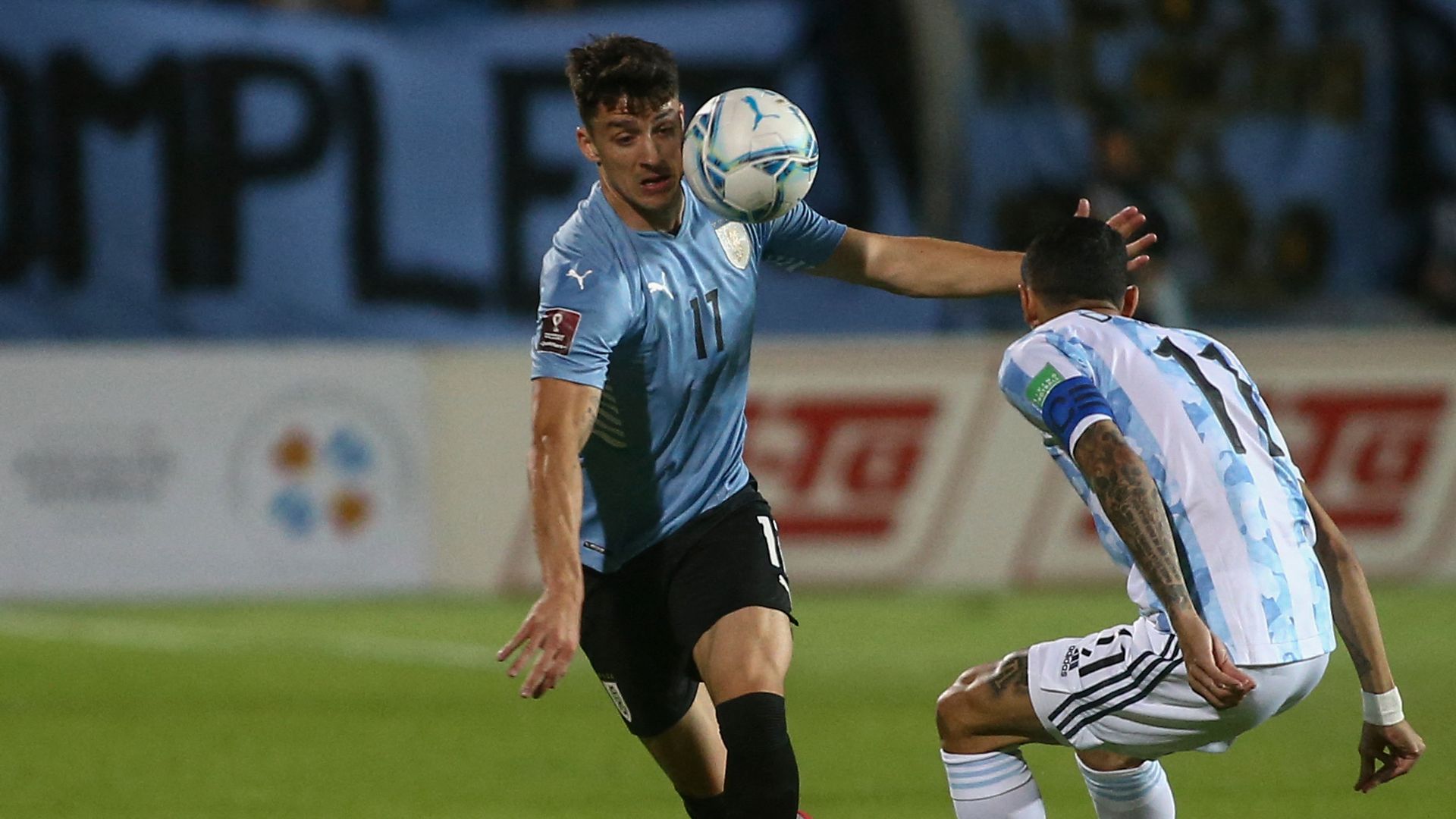 Angel Di Maria Argentina Uruguay Eliminatorias 121121