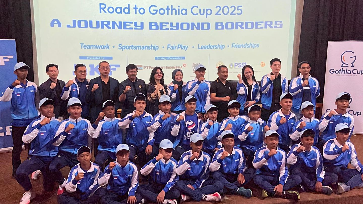 SKF Lepas Tiga Tim Terbaik Indonesia Menuju Gothia Cup 2025