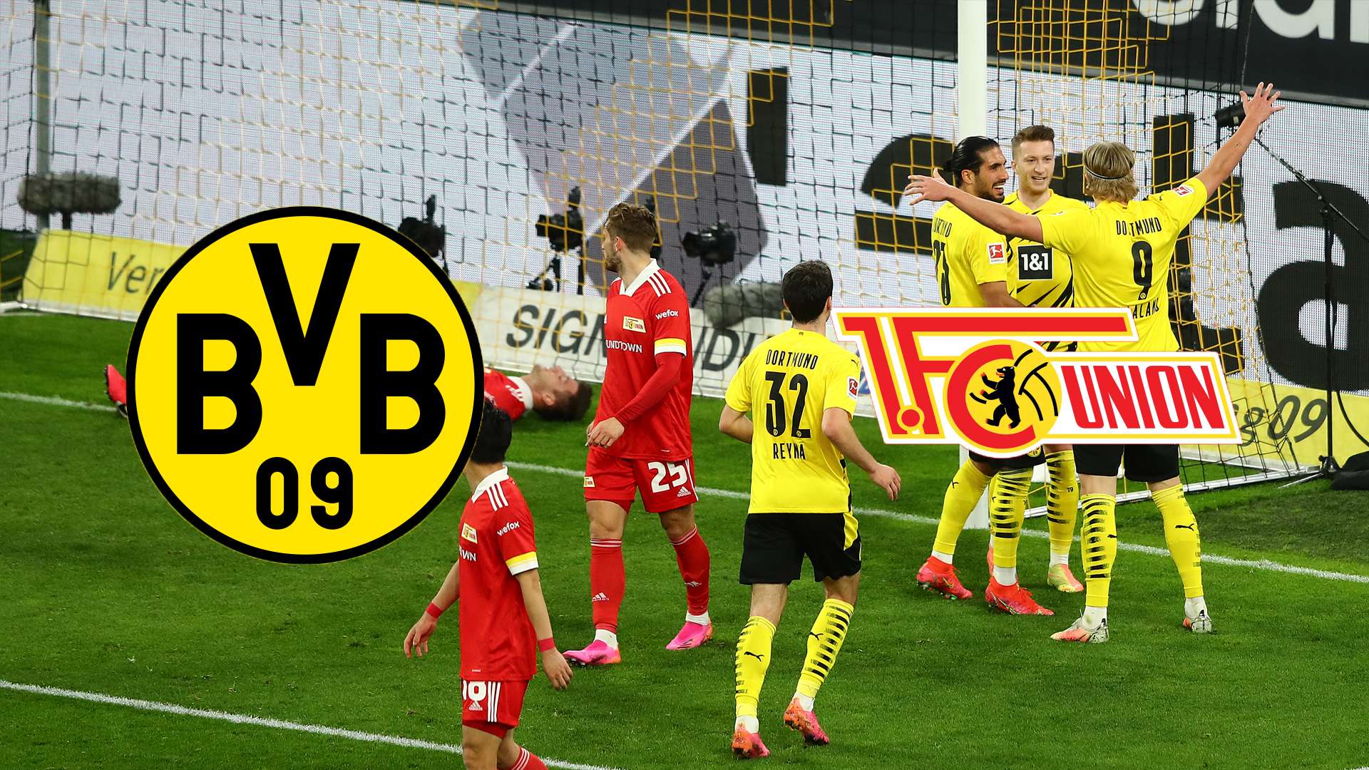 BVB Borussia Dortmund Union Berlin Bundesliga 2021 2022 TV LIVE-STREAM heute gfx