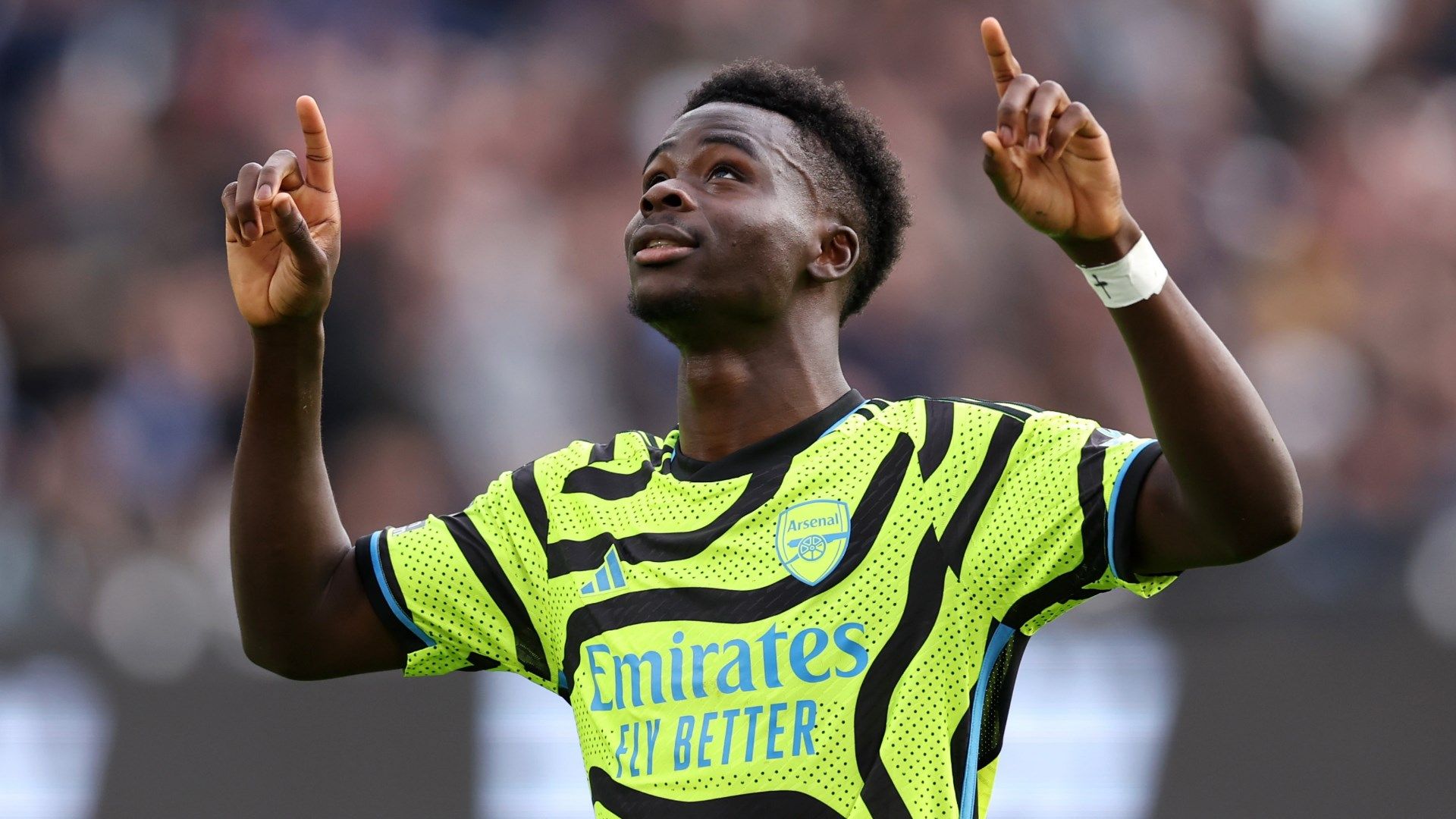 Bukayo Saka Arsenal vs West Ham 2023-24