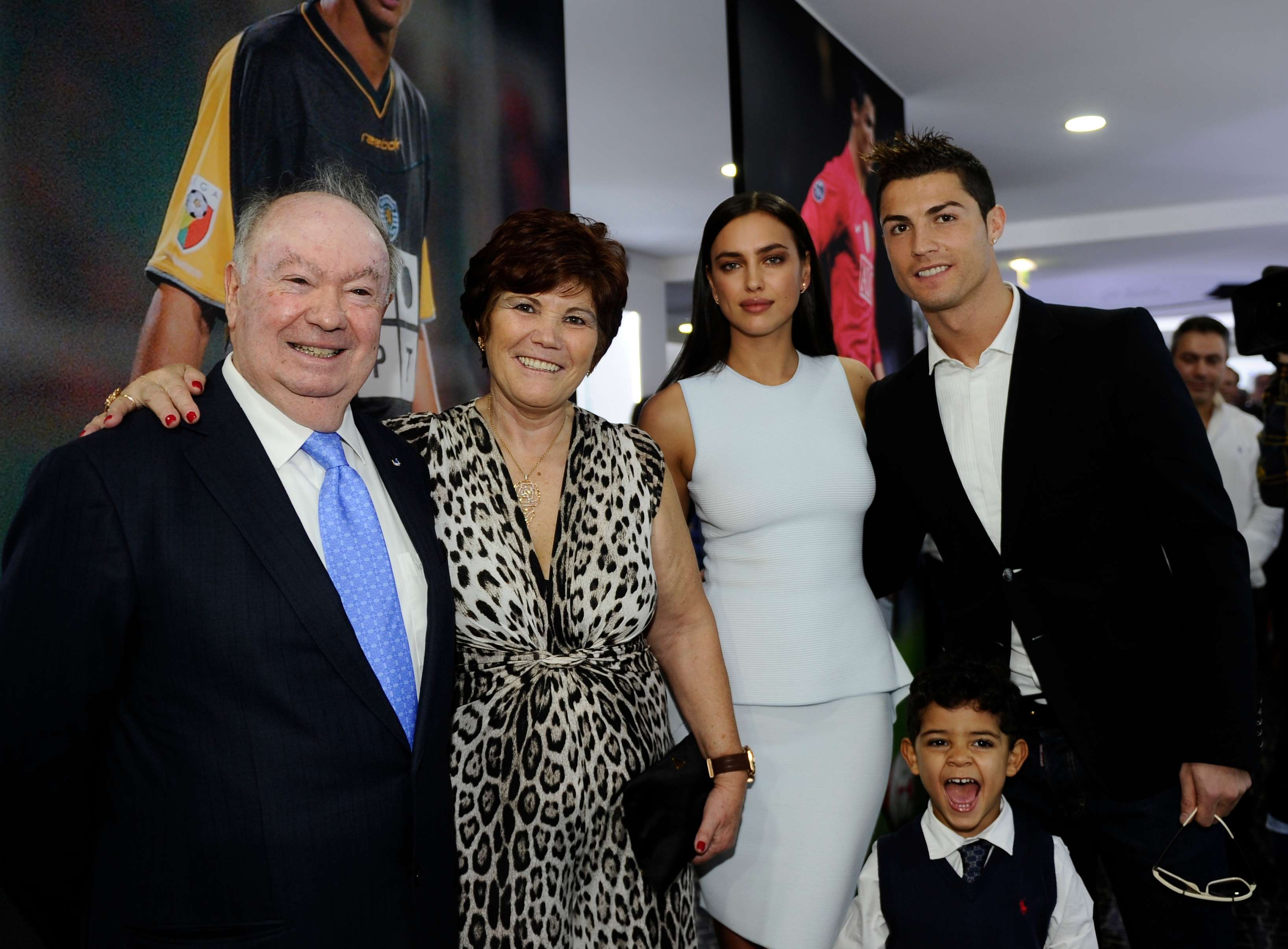 Cristiano Ronaldo and family