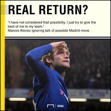 Marcos Alonso ignoring Real Madrid rumours