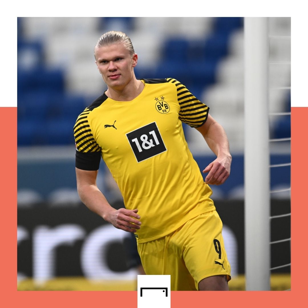 Erling Haaland Borussia Dortmund Bundesliga 2021-22 GFX