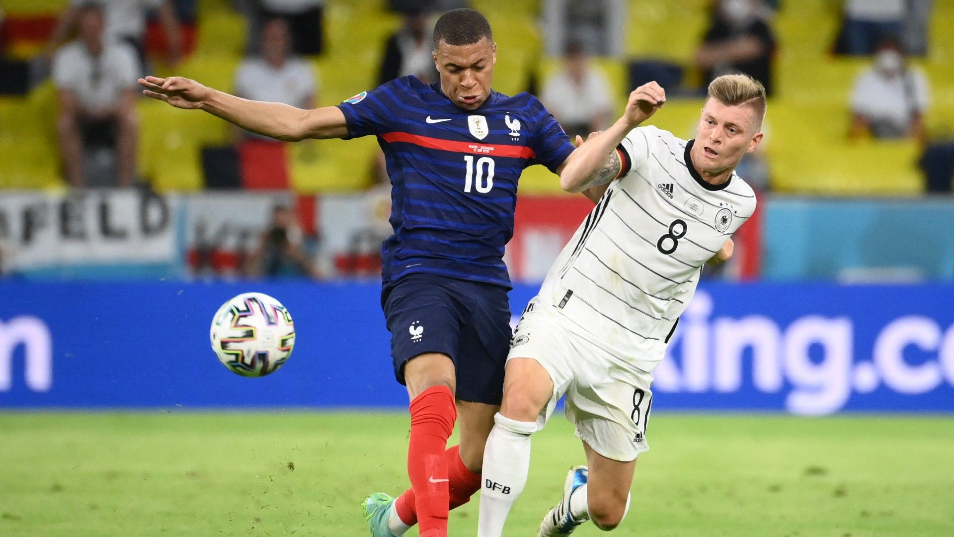 Kylian Mbappe Toni Kroos France Germany 15062021