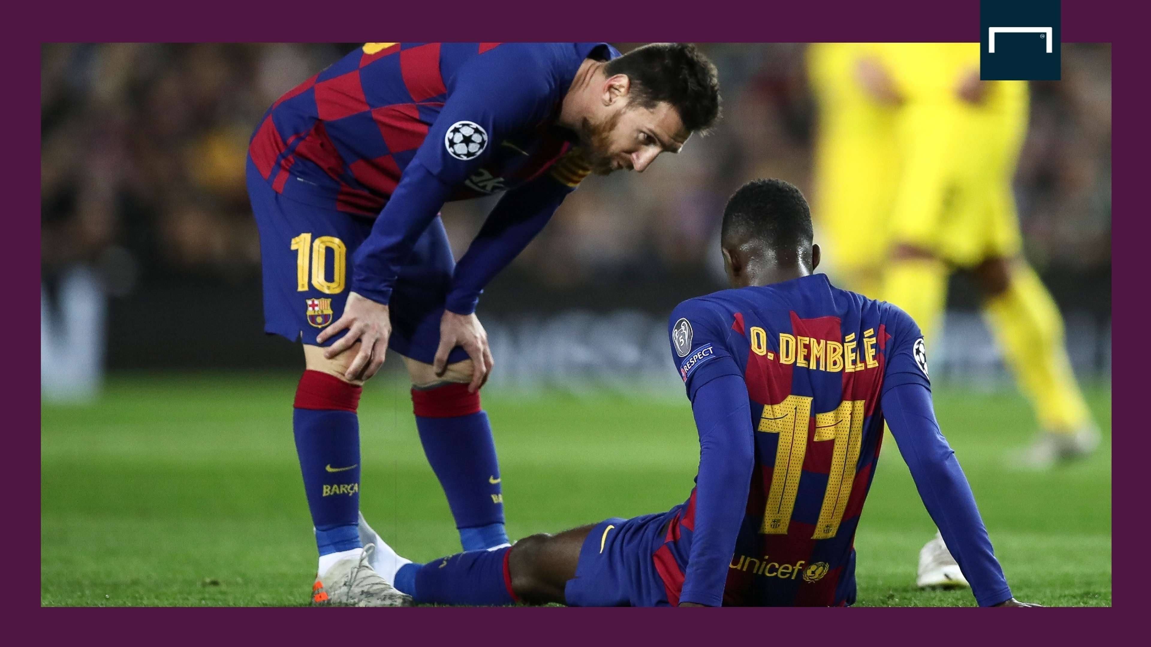 Ousmane Dembele Lionel Messi Barcelona 2019-20 GFX