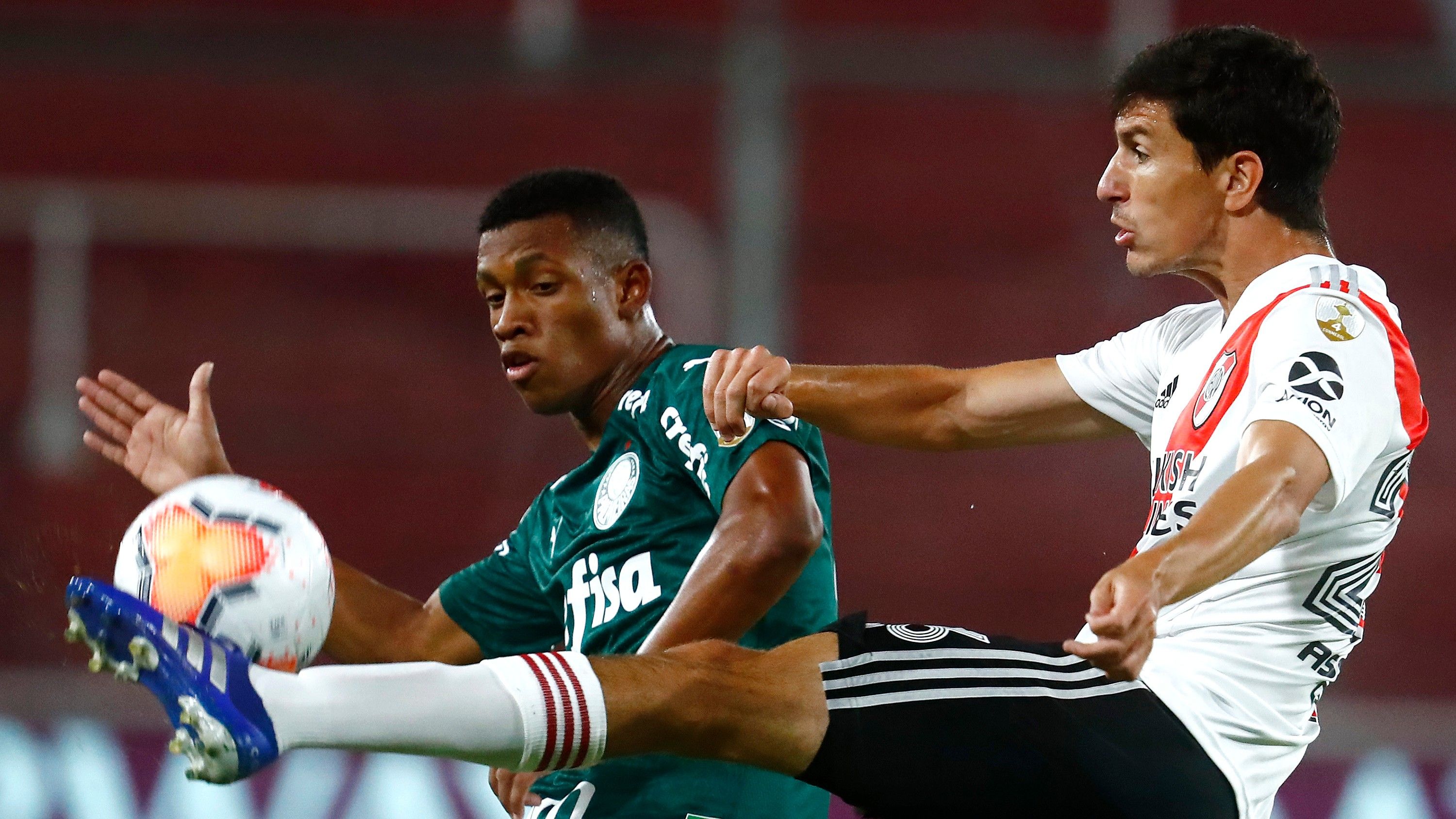 Nacho Fernandez Danilo River Palmeiras Semifinal Ida Copa Libertadores 2020