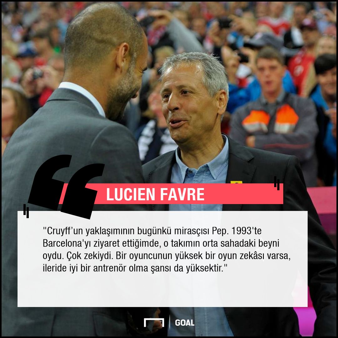 Lucien Favre on Pep Guardiola