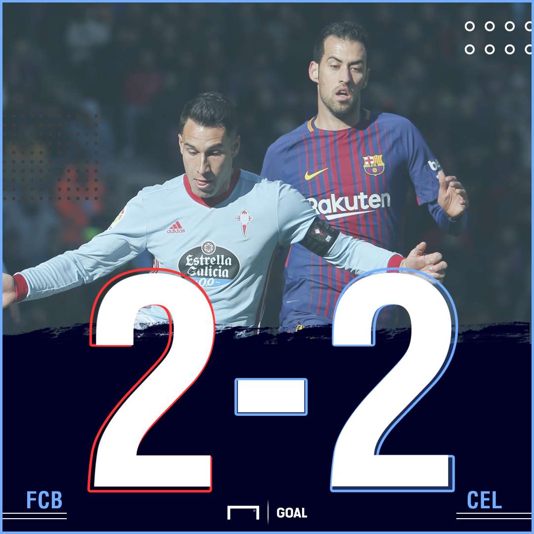 Barca Celta score