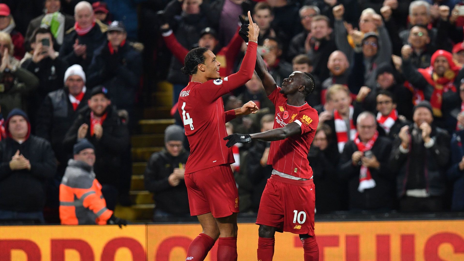 Virgil van Djik Sadio Mane FC Liverpool Manchester City Premier League 10112019