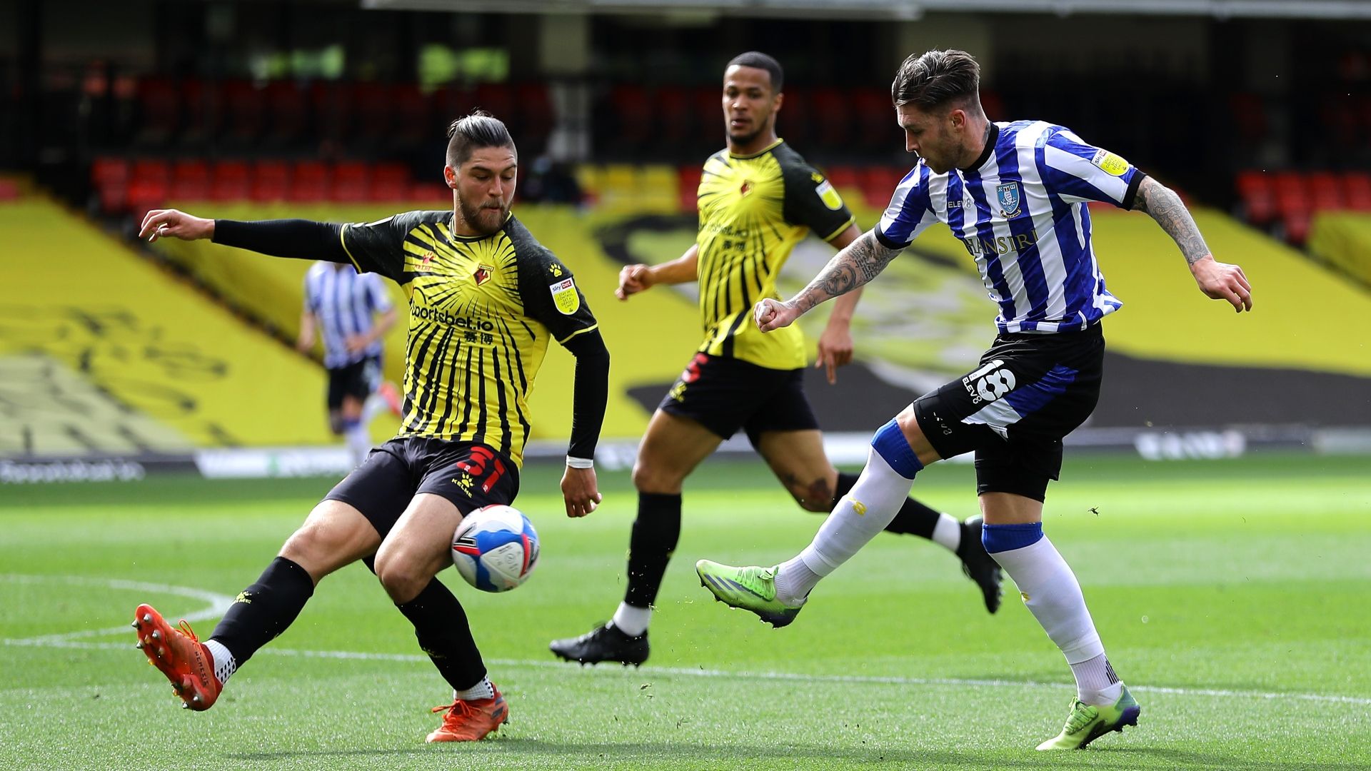 020421 Watford Sheffield Wed Francisco Sierralta Josh Windass