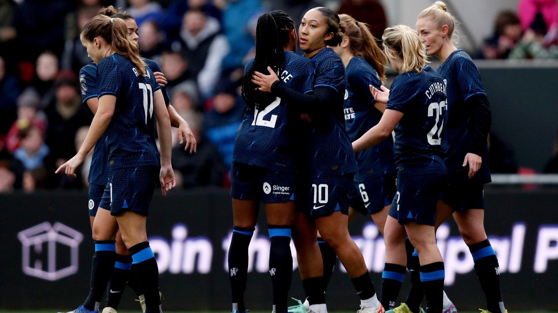 Lauren James scored as Chelsea beat Bristol City in the WSL