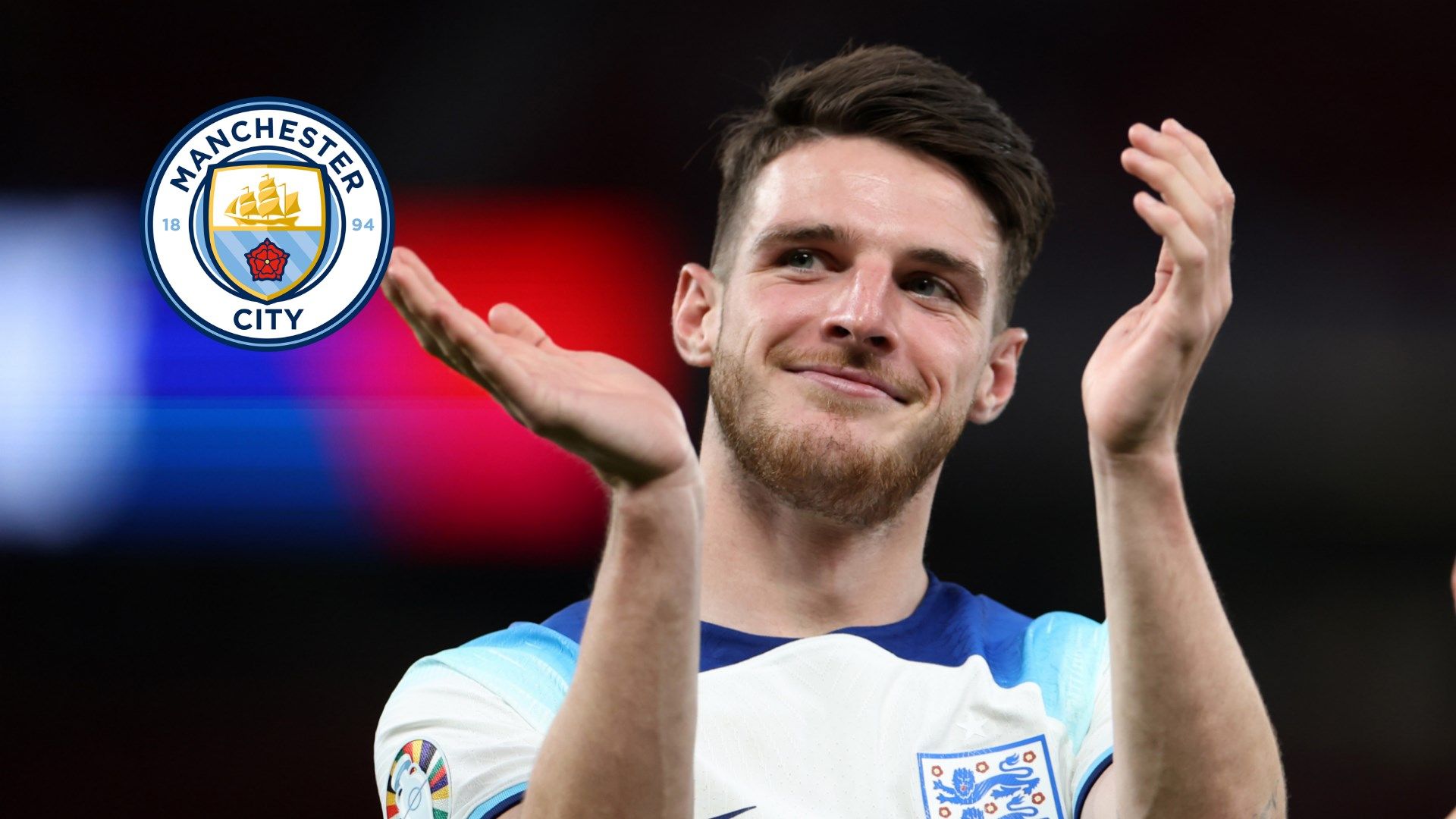 GFX Info Declan Rice Manchester City badge