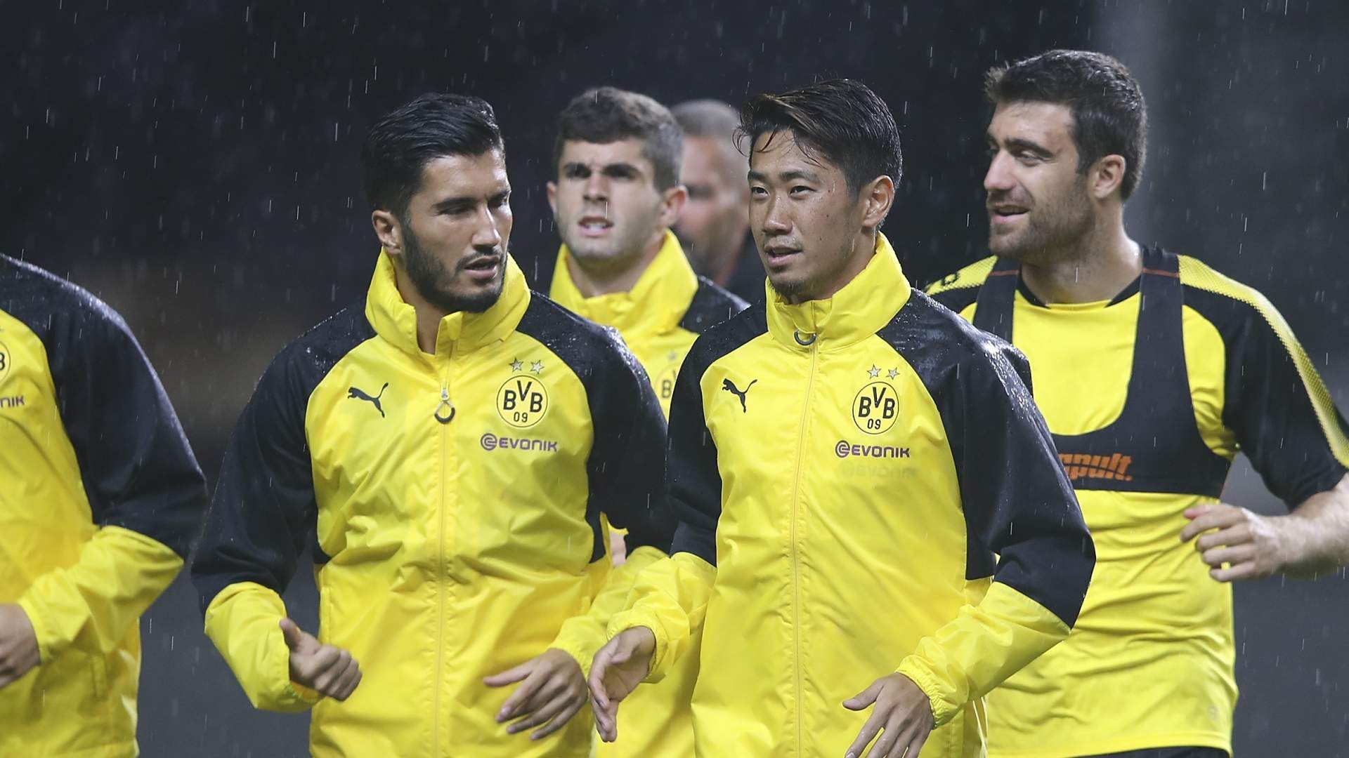Shinji Kagawa Nuri Sahin Dortmund 2017