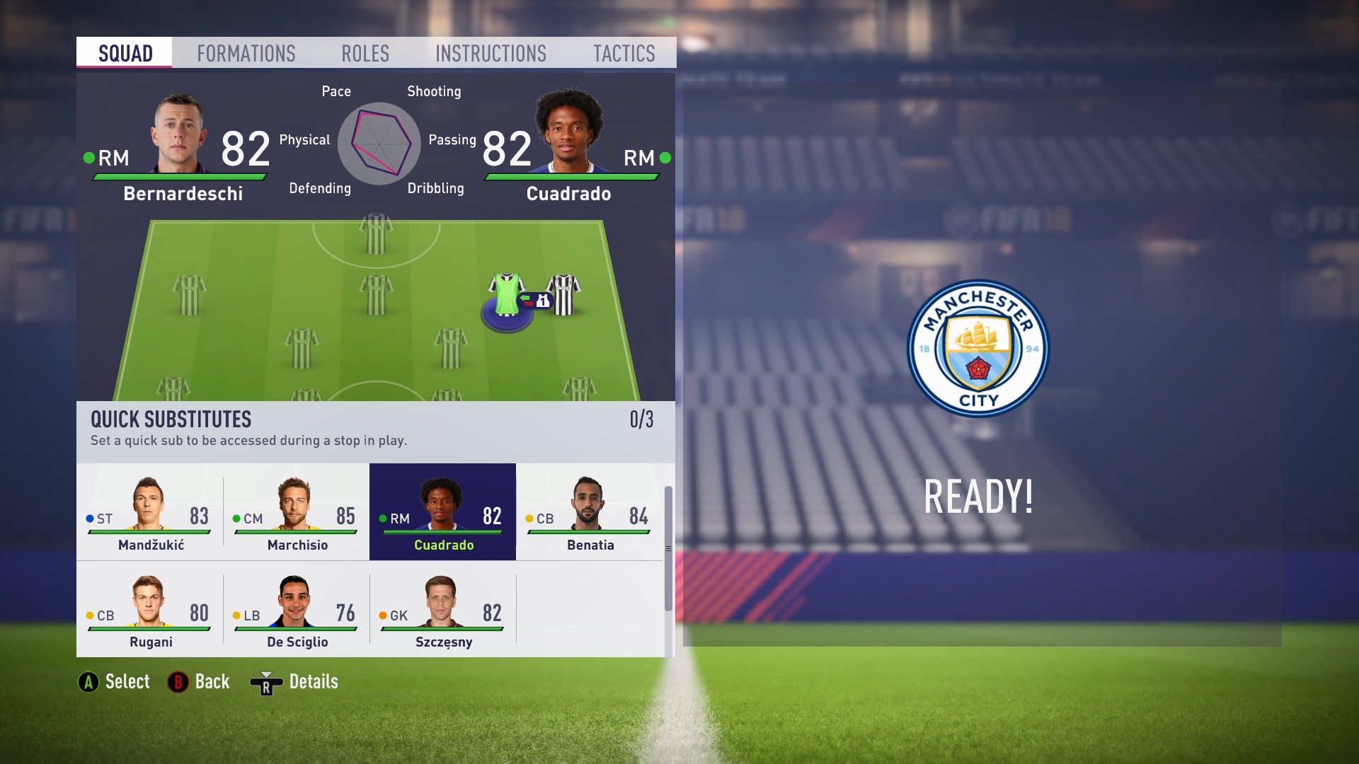 FIFA 18 Demo Quick Subtitutions 2