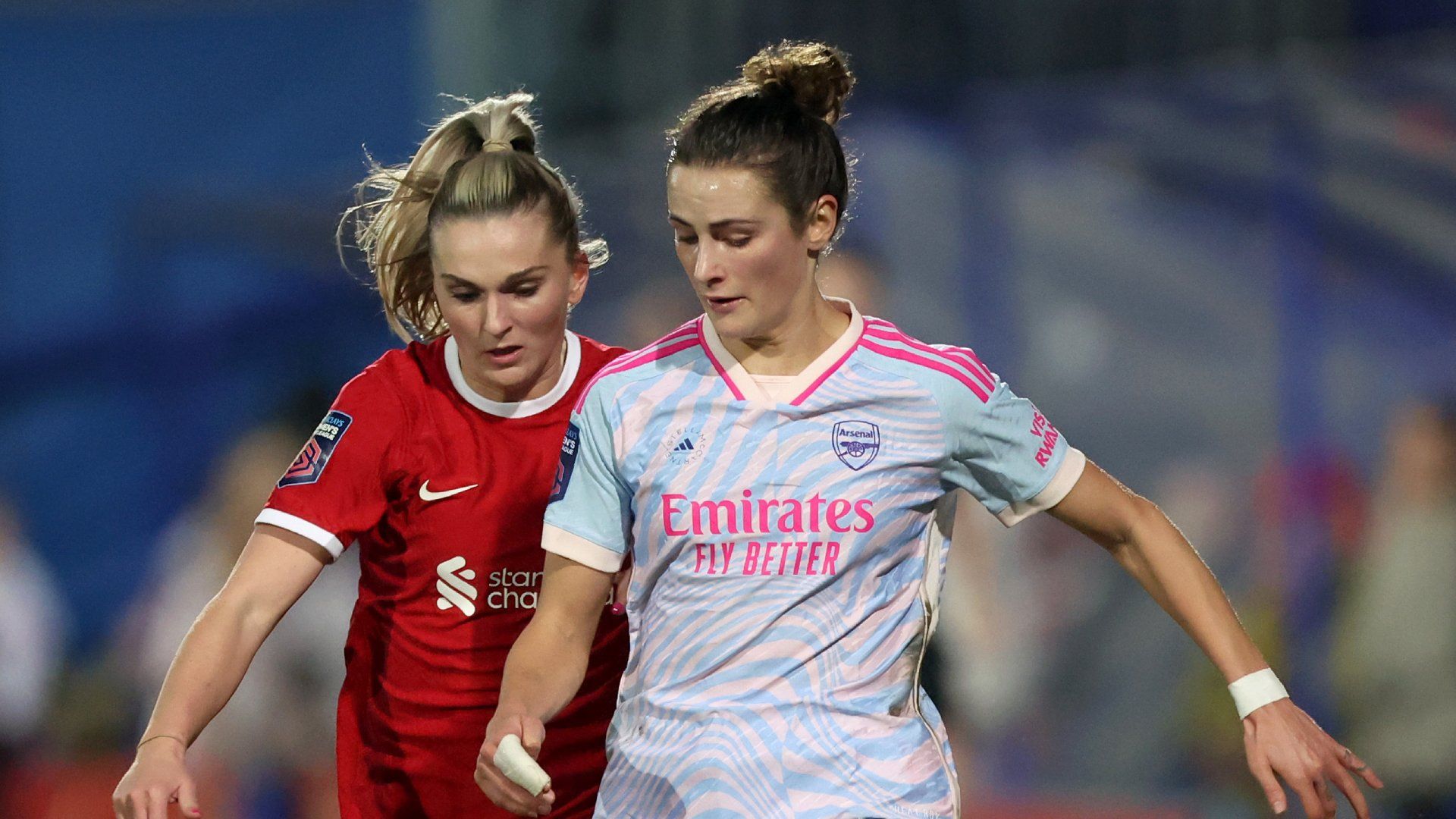 Melissa Lawley Emily Fox Liverpool Arsenal 2023-24