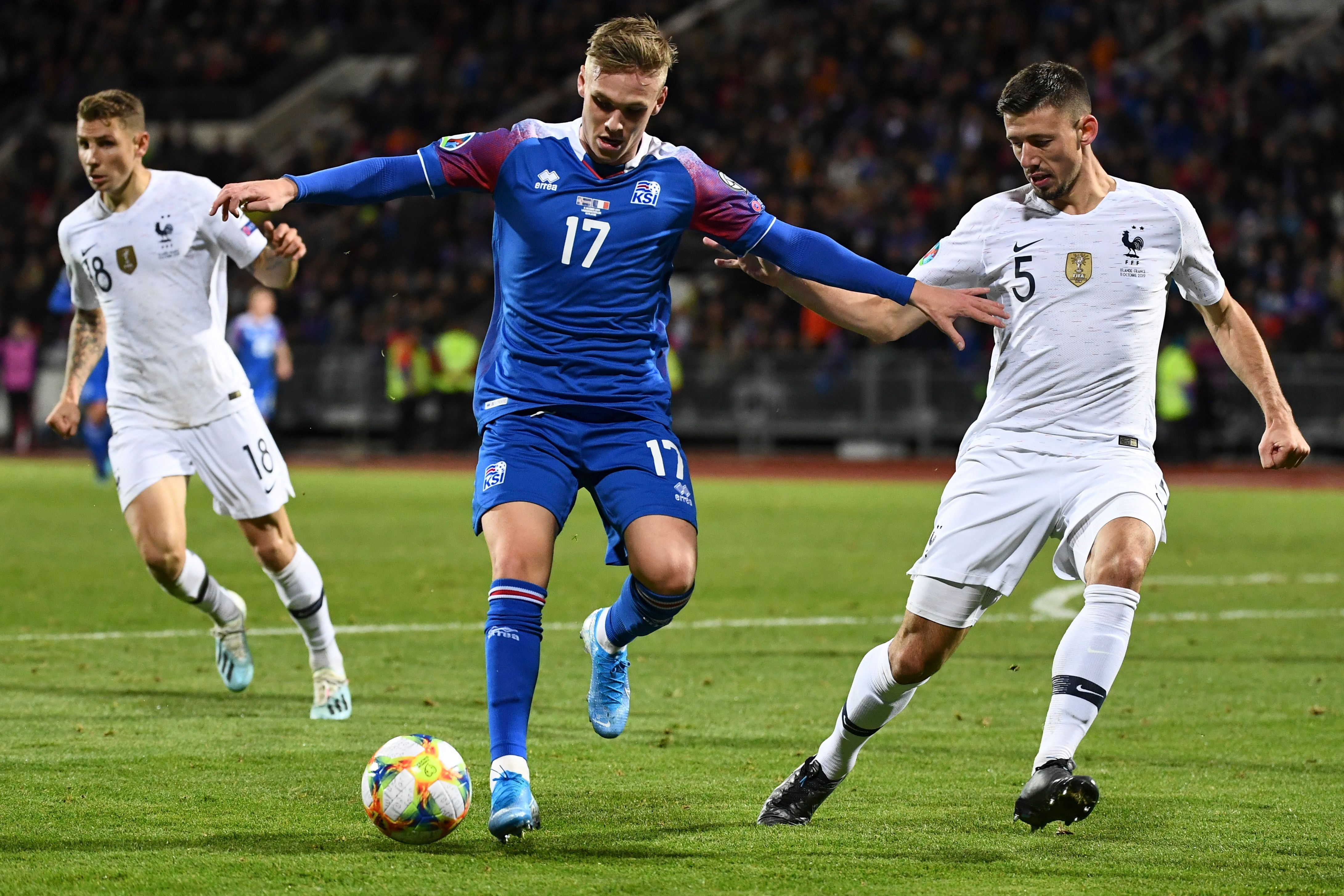 Arnor Sigurdsson, France v Iceland 10112019