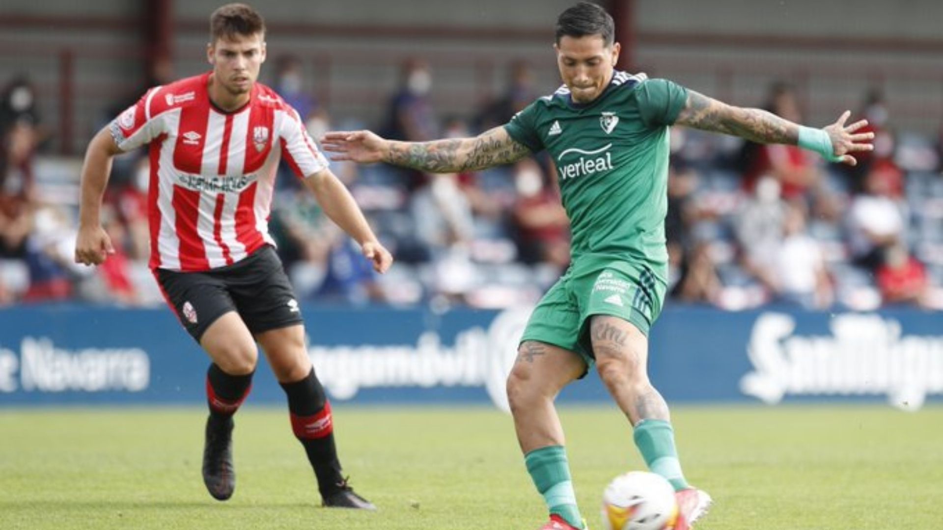 Chimy Ávila Osasuna Logroñés amistoso 04082021