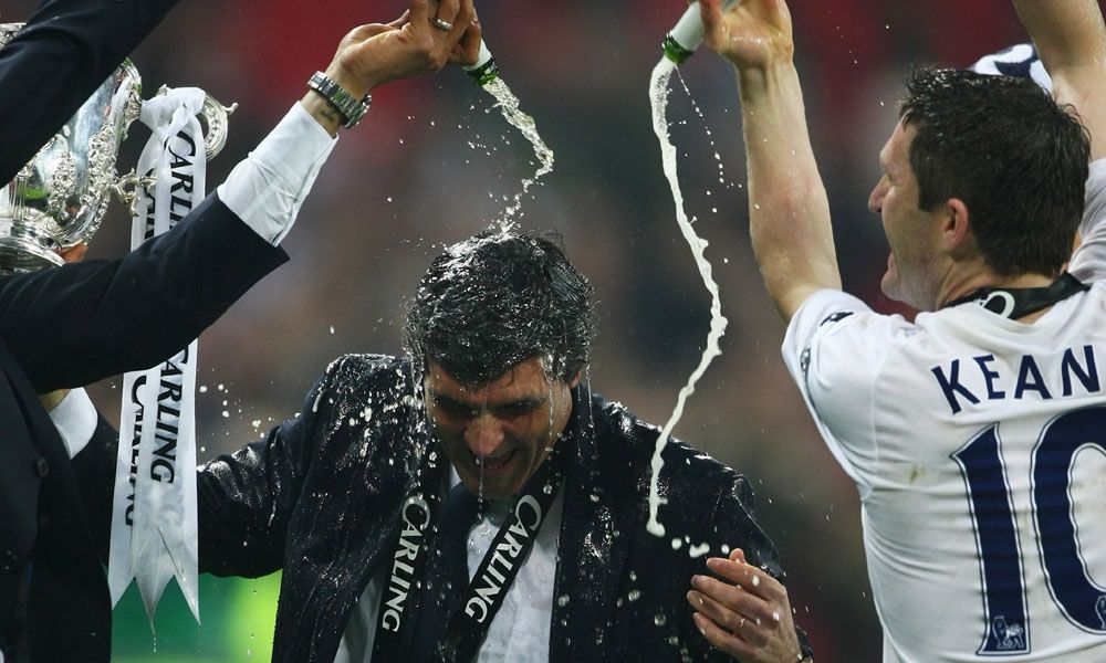 Juande Ramos Robbie Keane Tottenham Hotspur Carling Cup