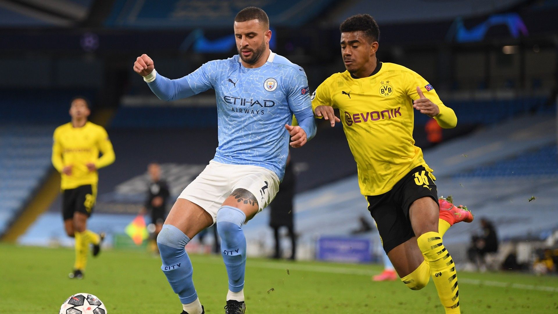 Ansgar Knauff Kyle Walker Dortmund Manchester City