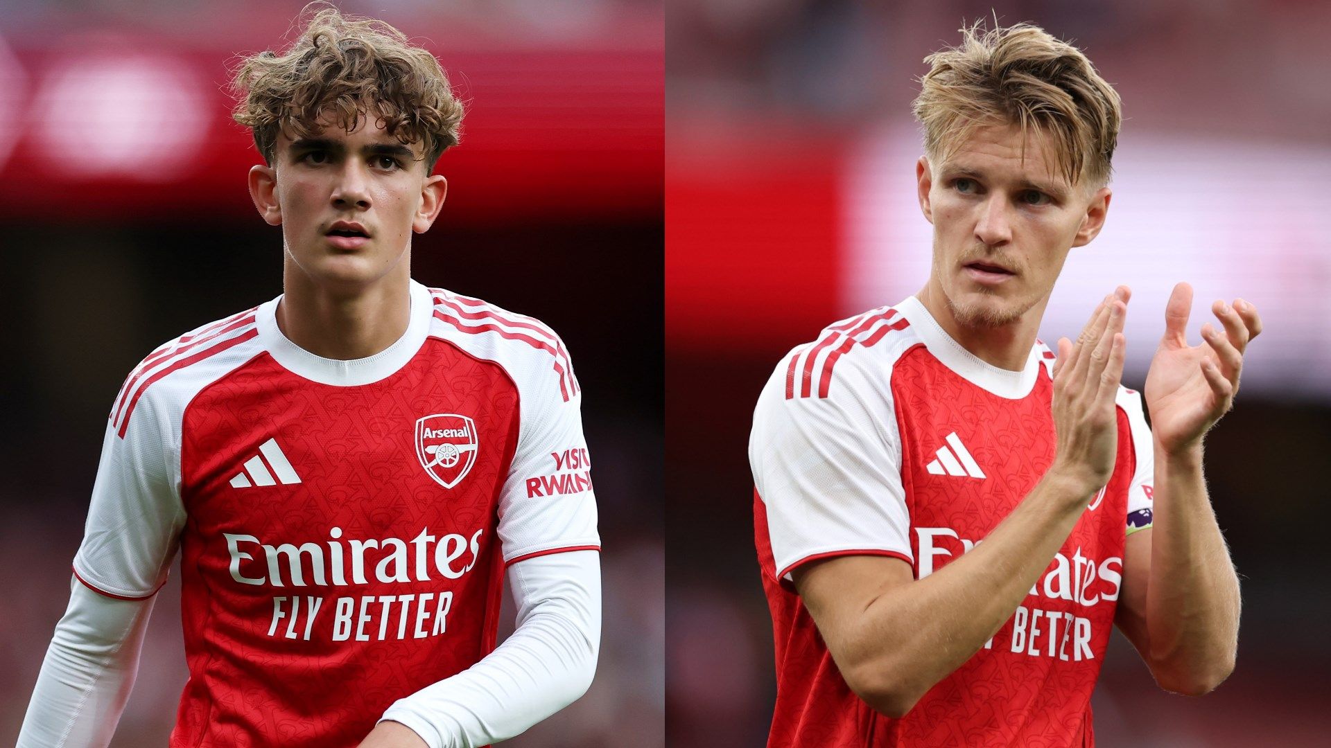 Max Dowman Martin Odegaard Arsenal