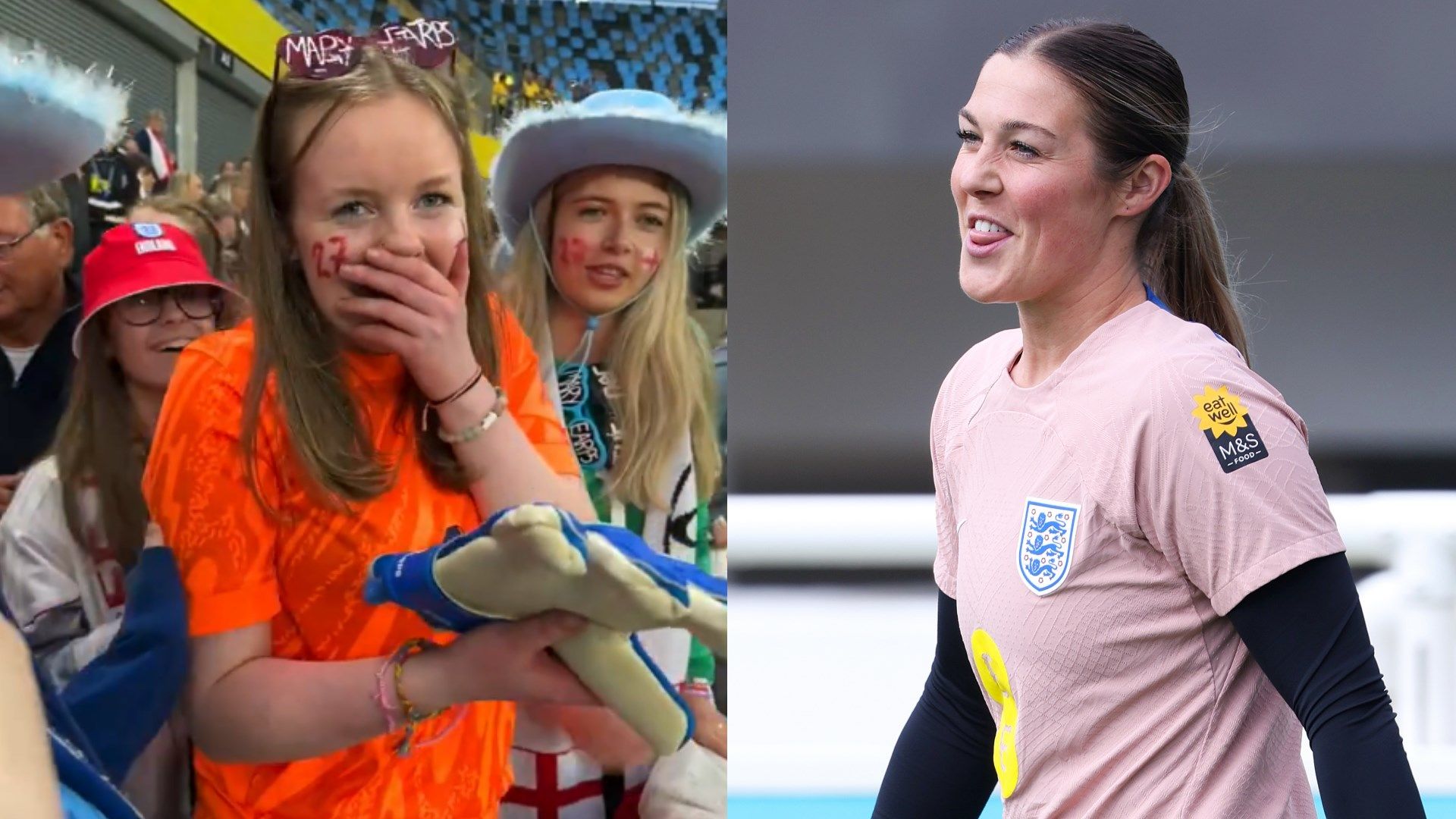 Mary Earps Lionesses supporter 2024