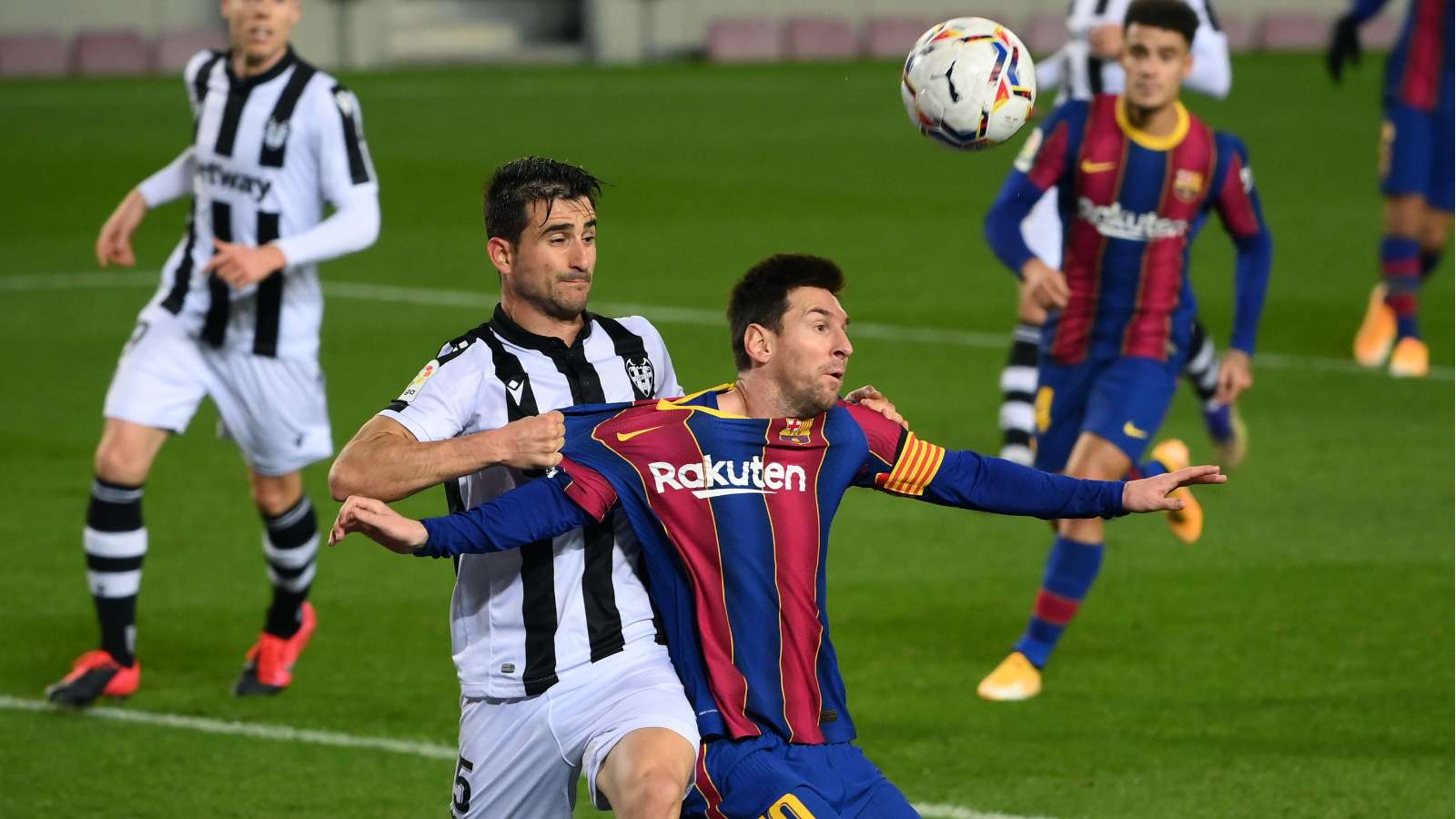 Postigo Messi LaLiga Barcelona Levante