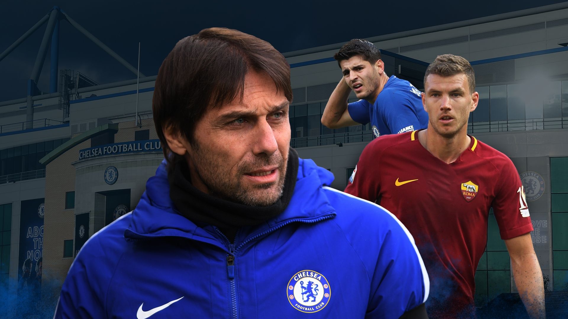 GFX Edin Dzeko Chelsea