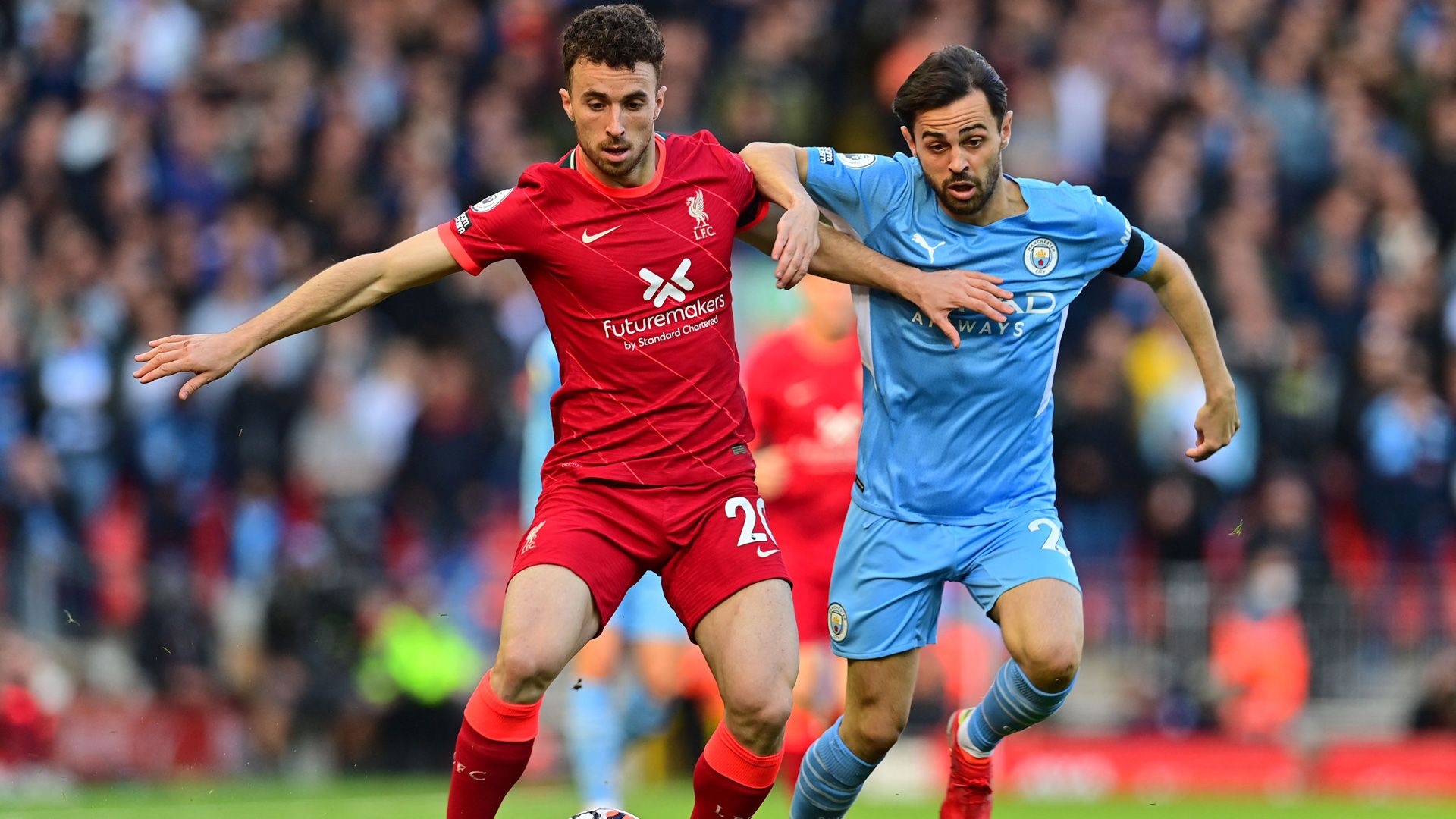 Liverpool Jota Manchester City Bernardo Silva 031021