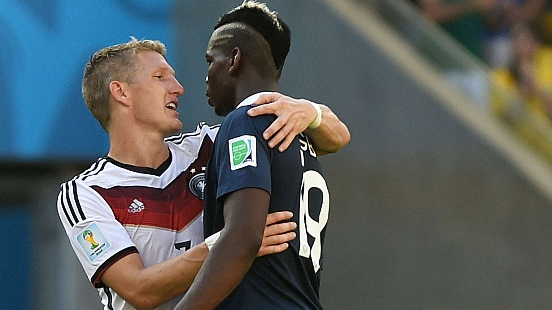 Bastian Schweinsteiger Paul Pogba Deutschland Frankreich WM 2014 07042014