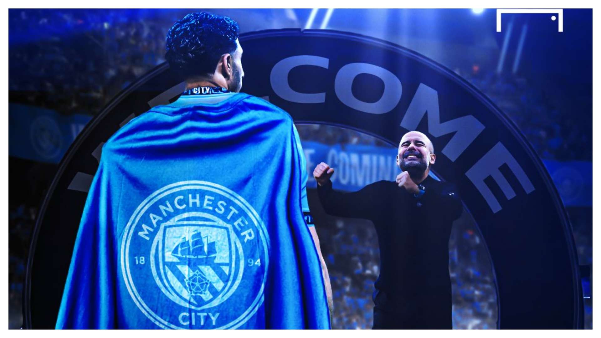 Omar Marmoush Pep Guardiola gfx
