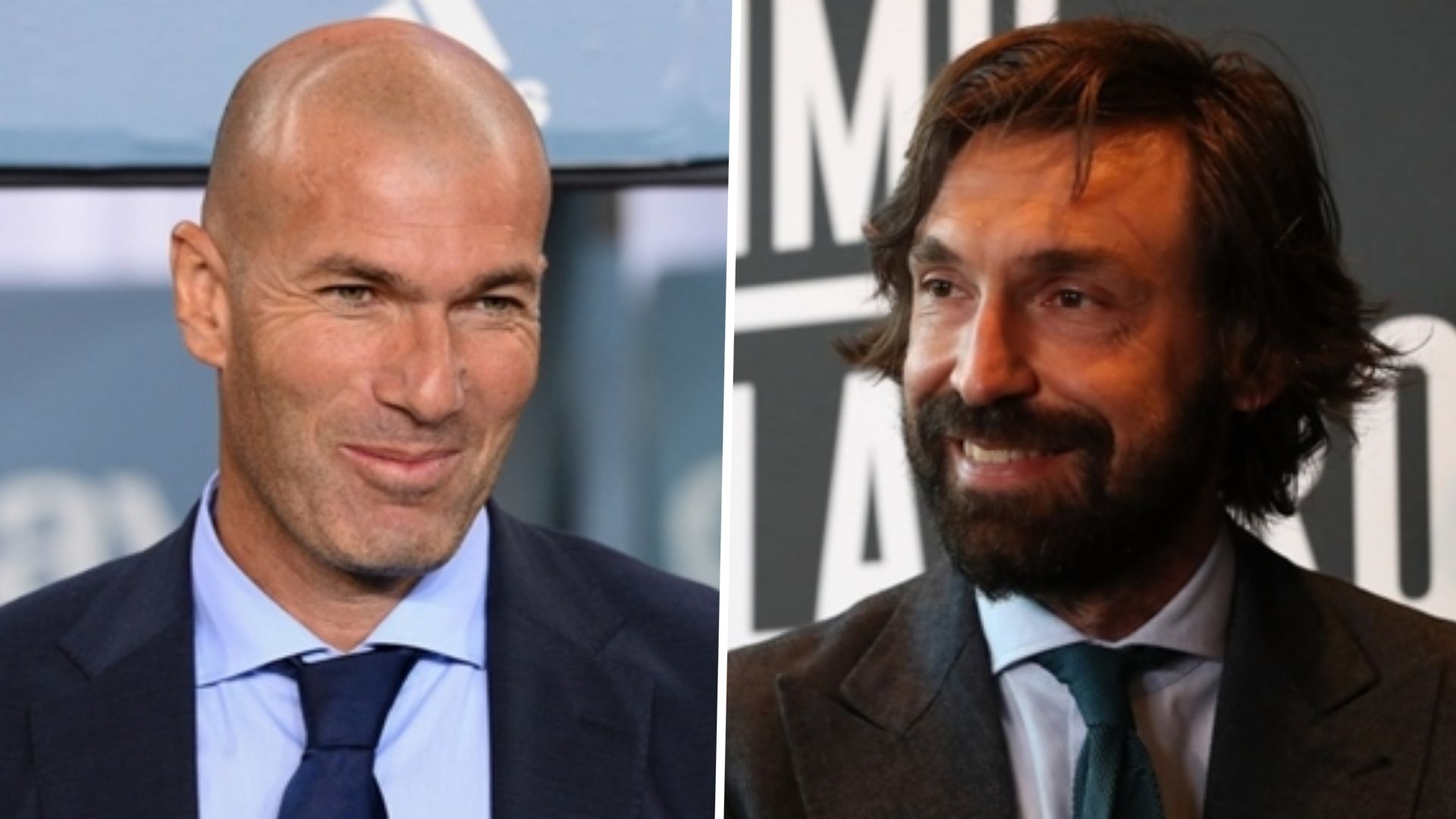 Zinedine Zidane Andrea Pirlo