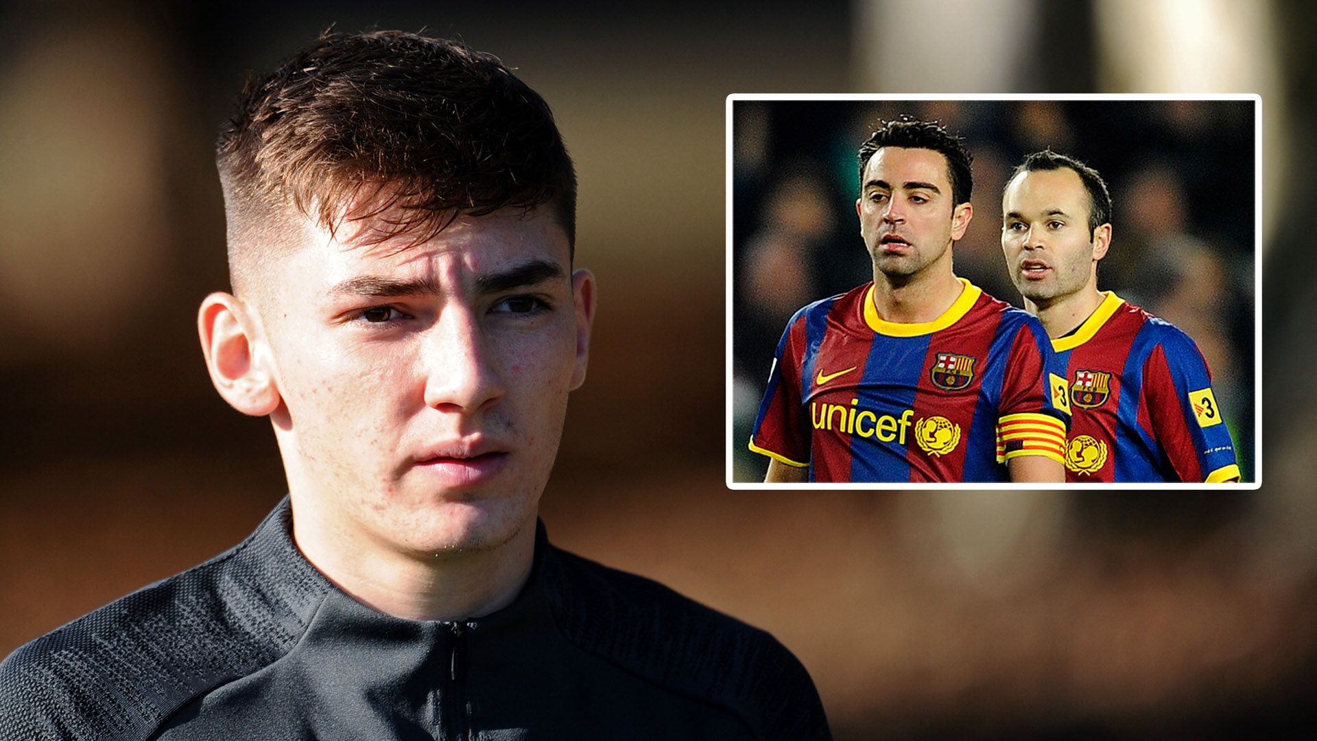 Billy Gilmour Chelsea Xavi Andres Iniesta Barcelona