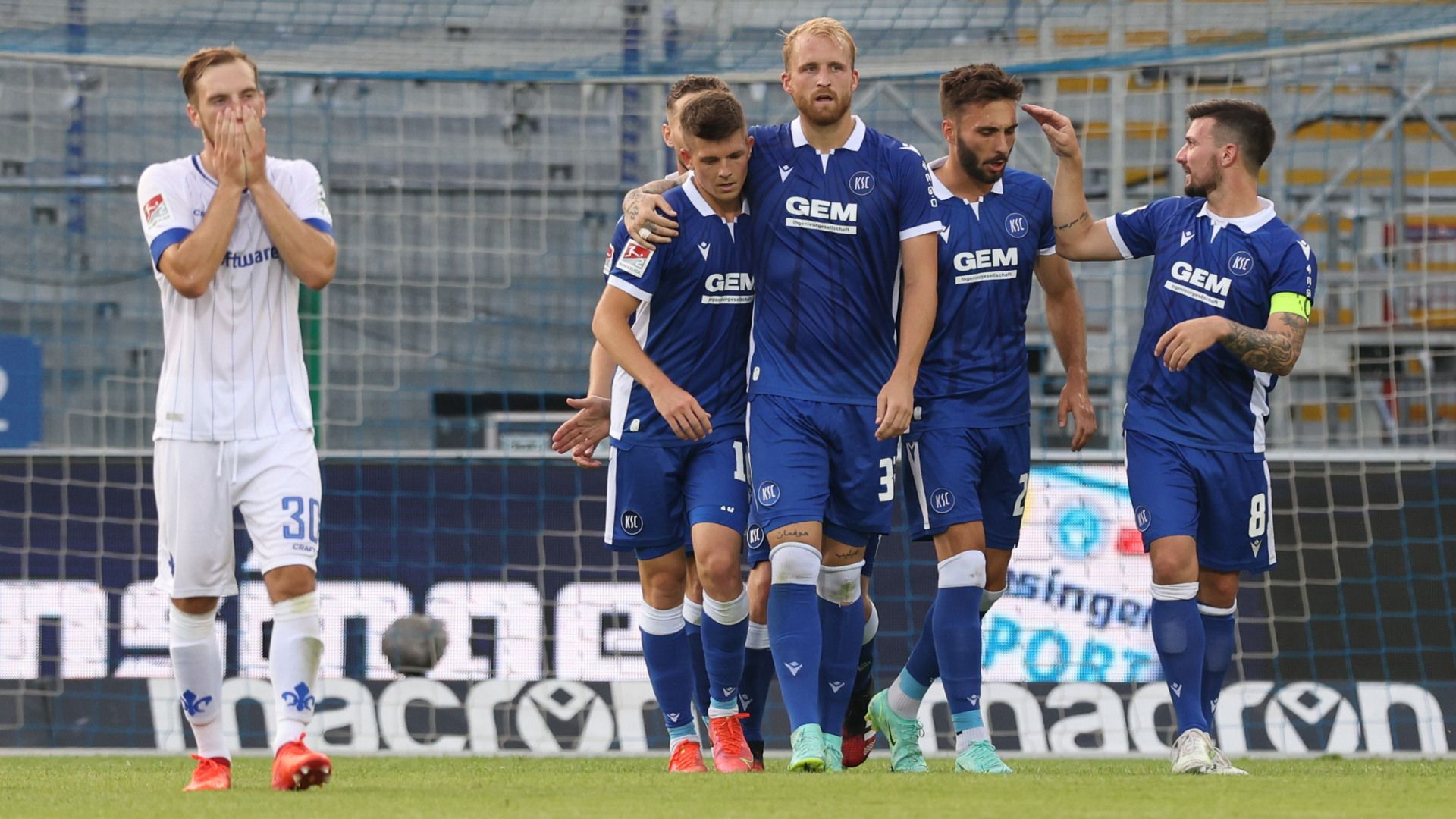 Karlsruhe feiert Tor