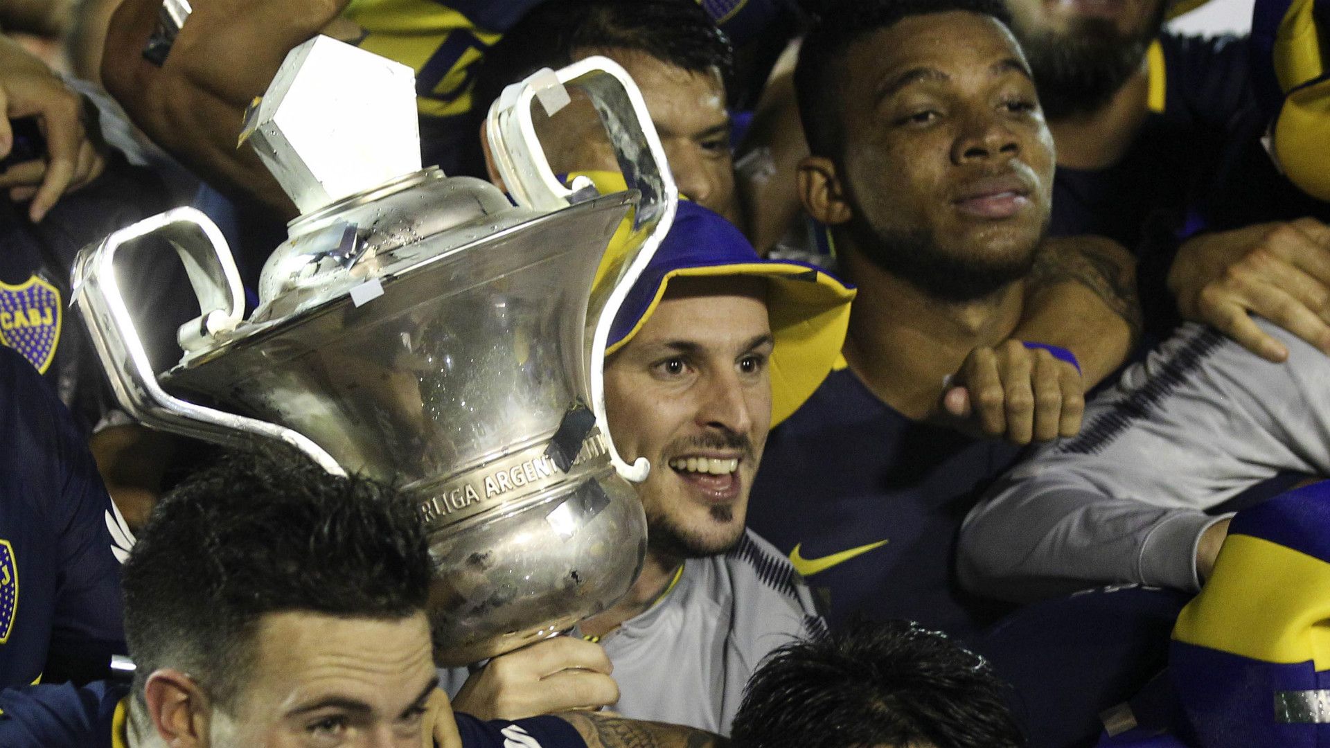 Darío Benedetto Boca Festejos Bicampeonato Superliga 2018