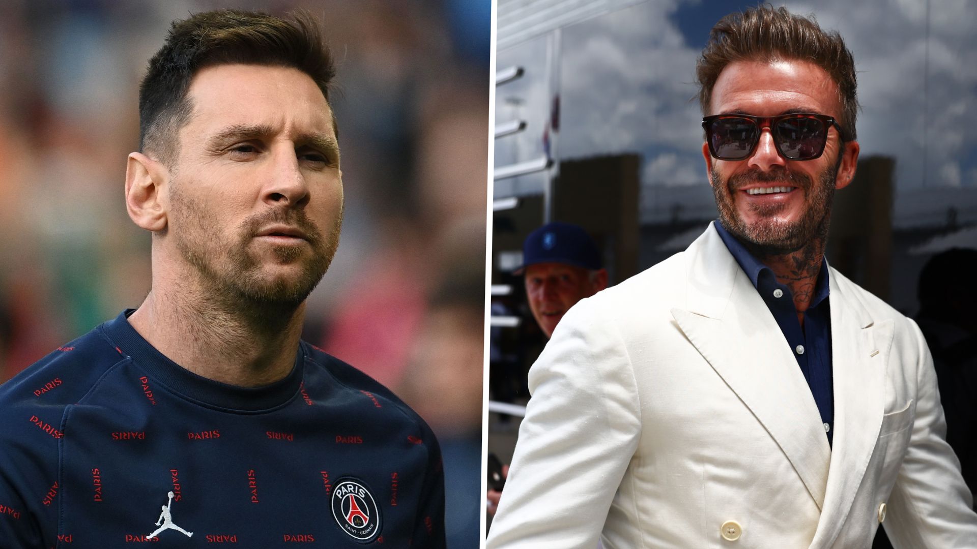 Lionel Messi David Beckham GFX