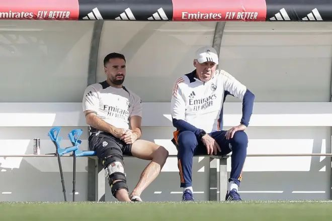 Dani Carvajal Carlo Ancelotti Real Madrid 21102024