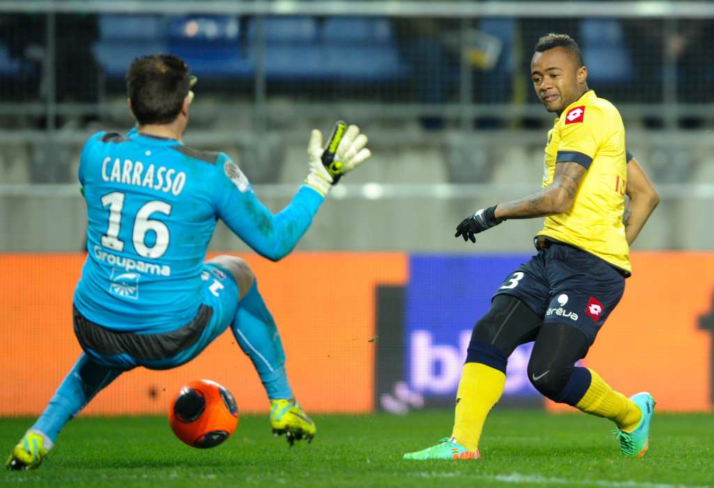 Jordan Ayew Cedric Carrasso Sochaux Bordeaux Ligue 1 03012014