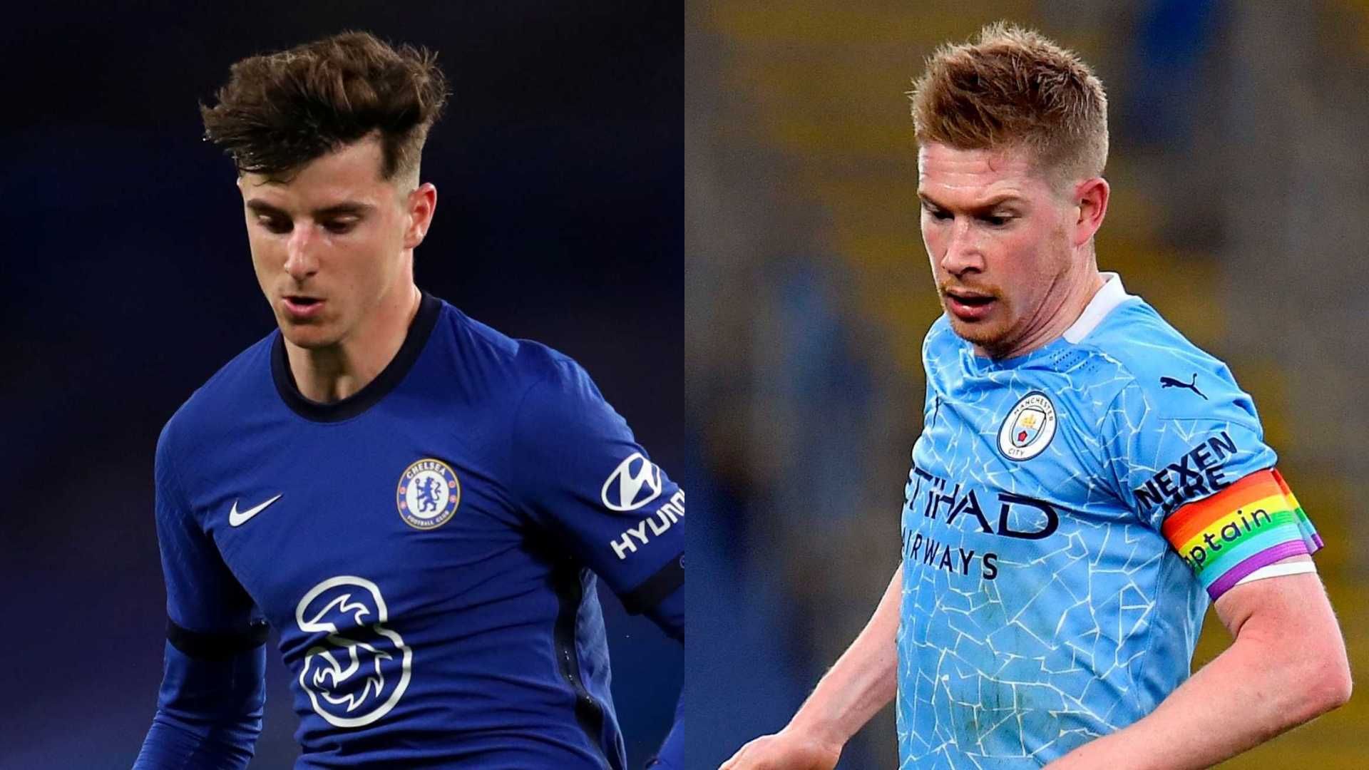Mount Chelsea De Bruyne Manchester City 2020-21