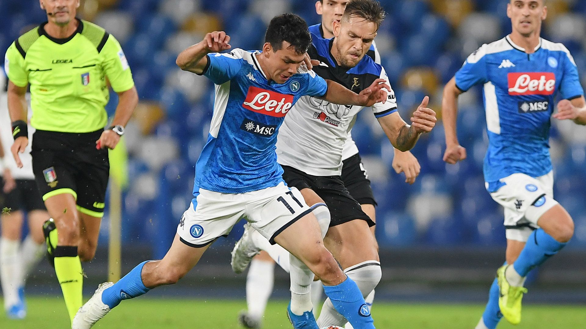 Hirving Lozano Napoli Atalanta