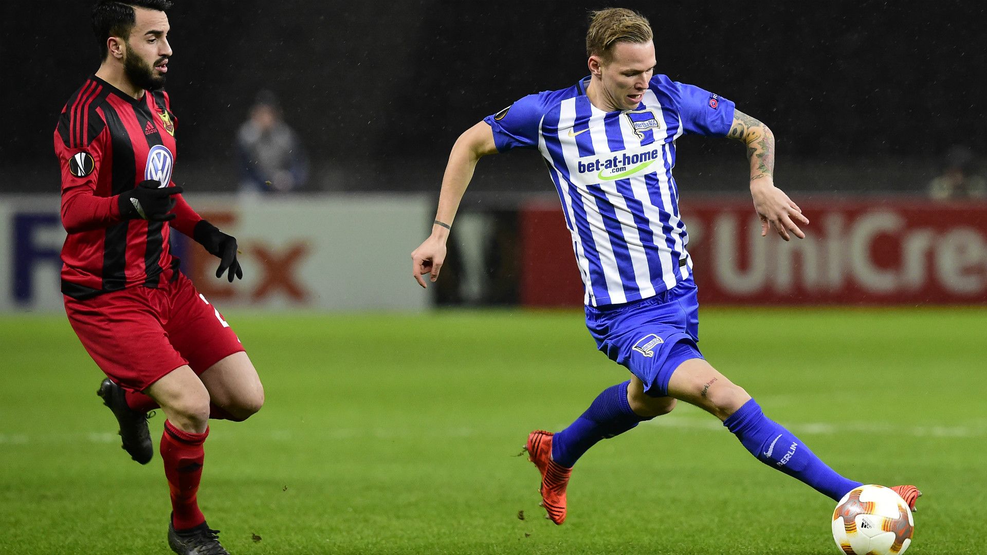 BRWA NOURI ÖSTERUND ONDREJ DUDA HERTHA BSC BERLIN UEFA EUROPA LEAGUE 07122017